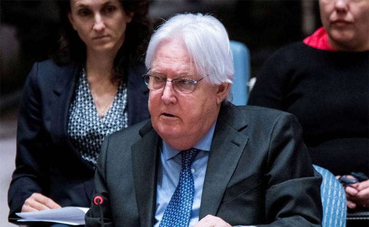 Martin Griffiths, the Under-Secretary-General for Humanitarian Affairs and Emergency Relief Coordinator