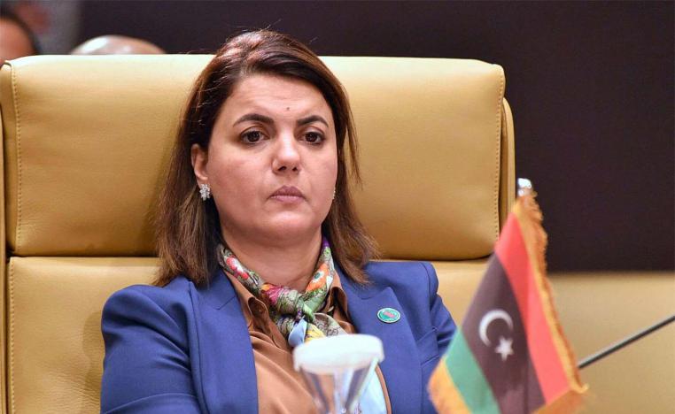 Libya's Foreign Minister Najla Mangoush