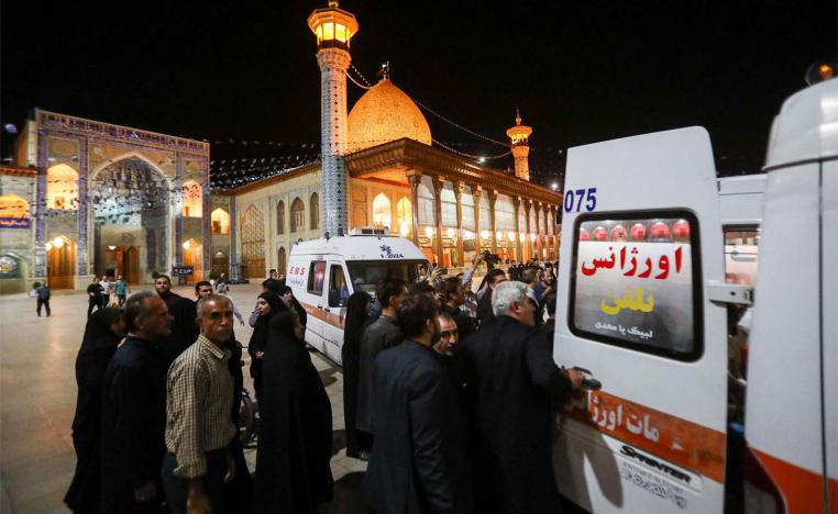 Islamic State last October said it had launched an attack on the shrine 