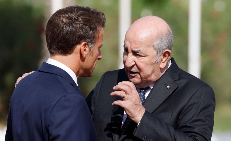 Tebboune with Macron