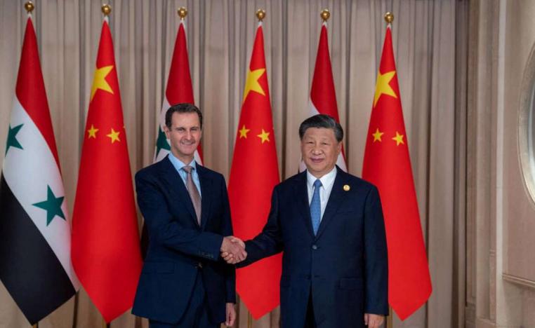 الرئيس الصيني شي جينبينغ يستقبل الرئيس السوري بشار الأسد