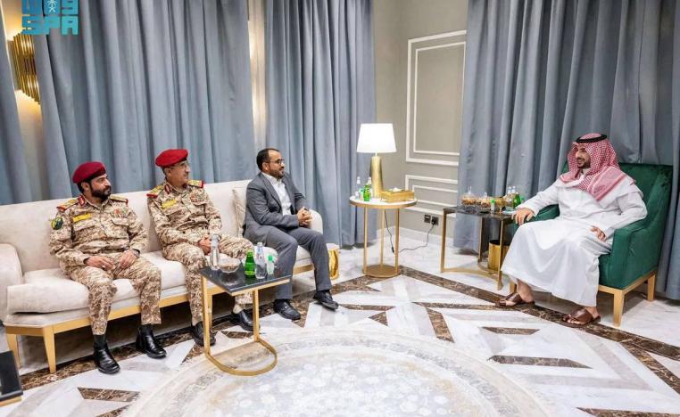 وزير الدفاع السعودي الأمير خالد بن سلمان يلتقي الوفد الحوثي