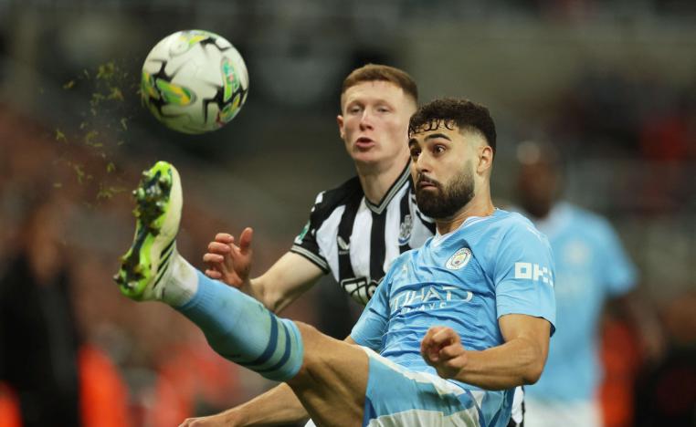 نيوكاسل ومانشستر سيتي 