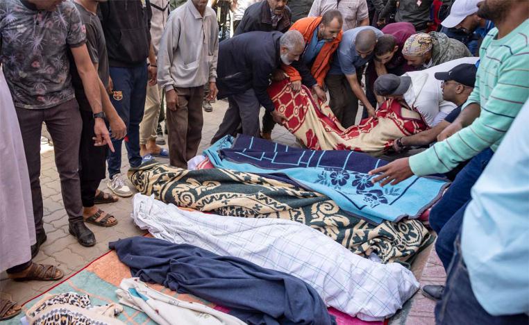 WHO says more than 300,000 people have been affected in the quake zone