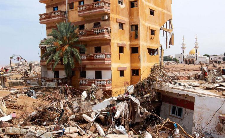 Huge damages caused by the floodings