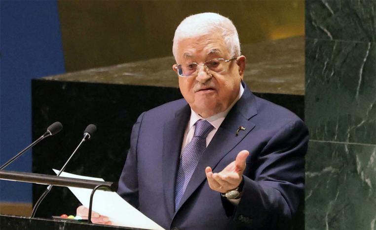 Abbas called on the UN to convene a conference to try to revive Israeli-Palestinian peace talks