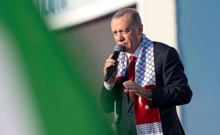 أردوغان يصف إسرائيل بـ"مجرمة حرب"