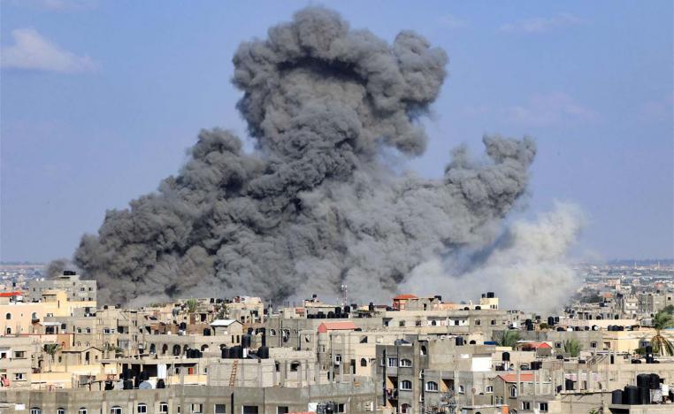 The pounding of Gaza continues unabated