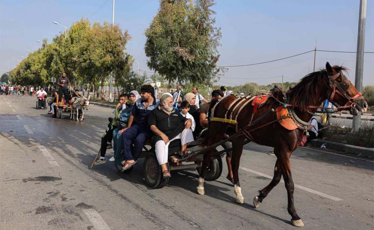 The exodus took place in a four-hour window of opportunity announced by Israel