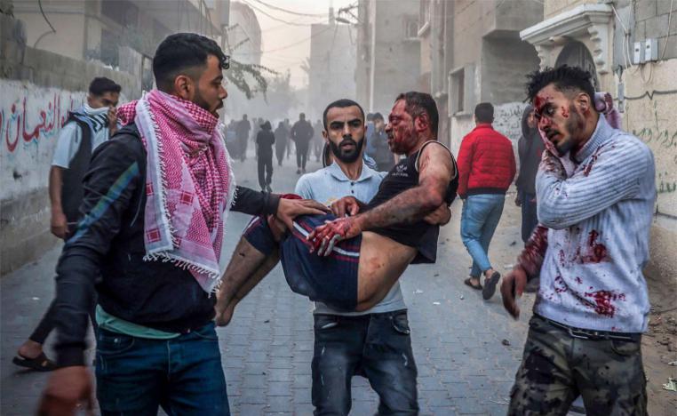 Israel continues to pound the southern Gaza Strip