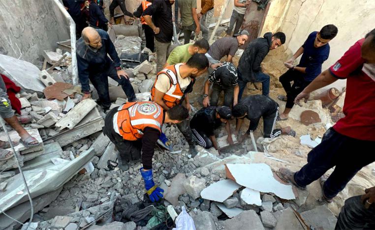 The UN says two thirds of Gaza's 2.3 million population has been made homeless