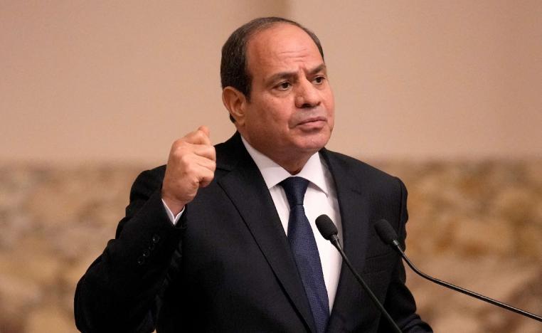 السيسي يعتبر الحرب في غزة تهديد لأمن مصر  