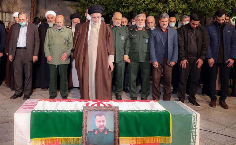 The funeral of Sayyed Razi Mousavi
