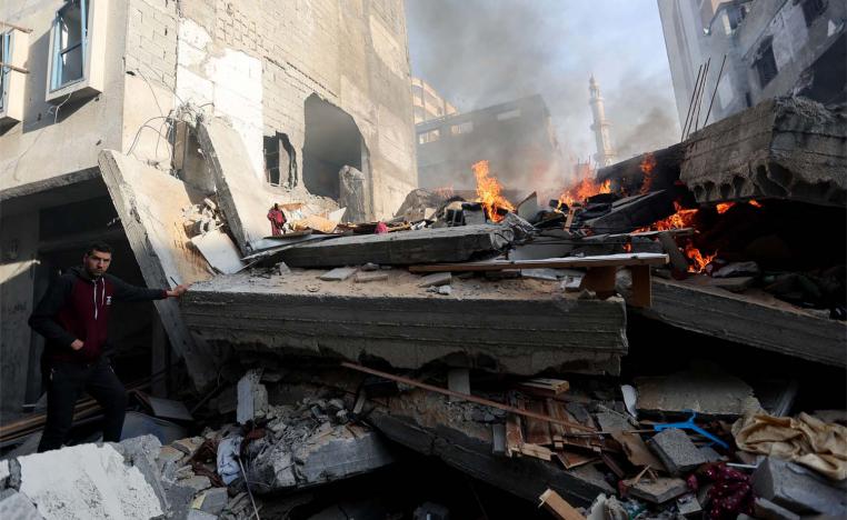 Israel pounding southern Gaza 