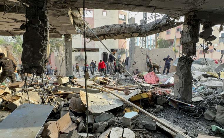 12 Palestinians were killed in an Israeli strike on a house in Khan Younis