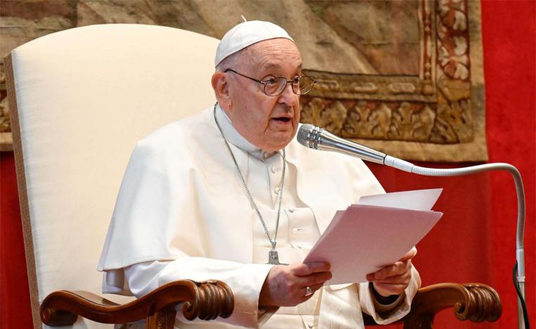 Francis made his comments in a 45-minute address to Vatican-accredited envoys