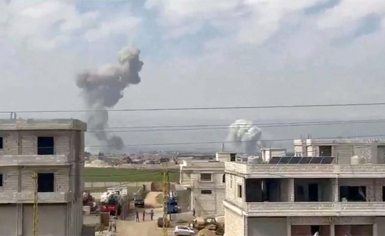 Israeli warplanes struck the Bekaa Valley on Monday