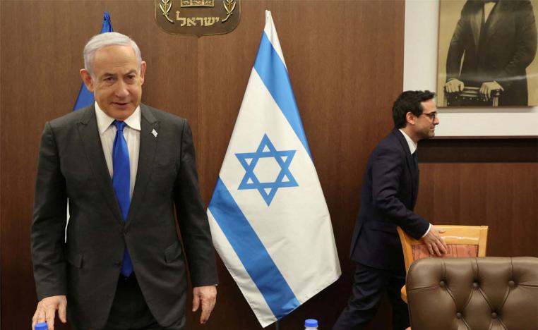 Netanyahu says Israel will continue to oppose unilateral recognition of a Palestinian state