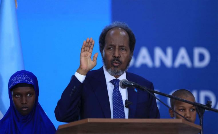 Somali President Hassan Sheikh Mohamud 