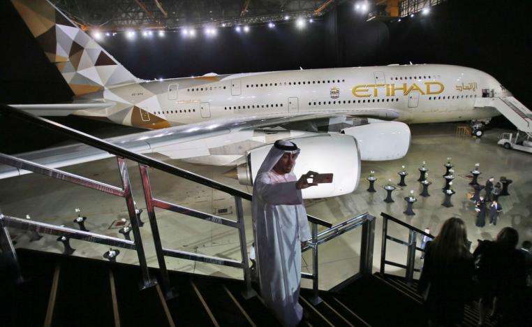 "الاتحاد للطيران" اشترت حصص في الشركات الأجنبية