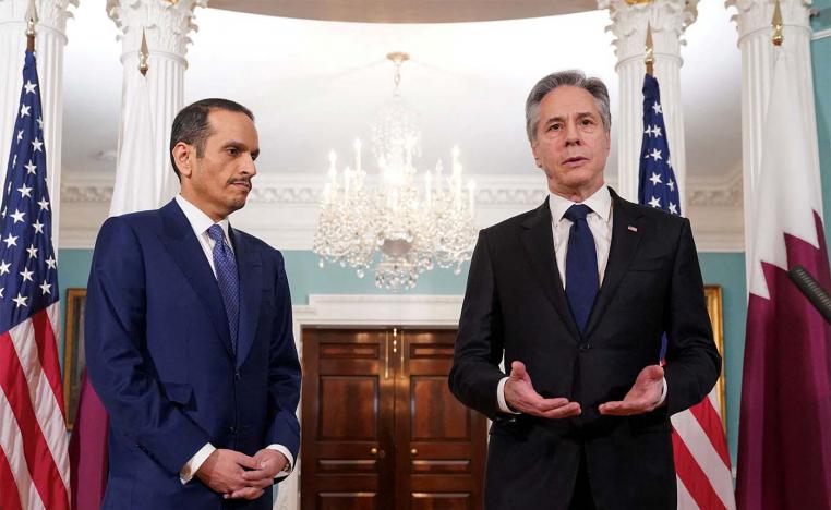 Blinken meeting with Qatari Prime Minister