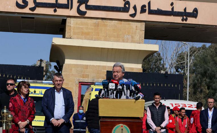 Humanitarians say only about one-fifth of the required amount of supplies has been entering Gaza