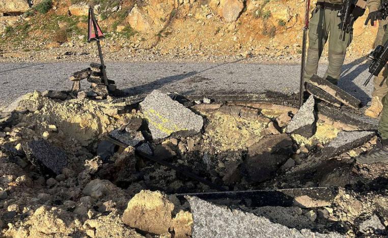 آثار هجوم إيران على منطقة نائية في إسرائيل