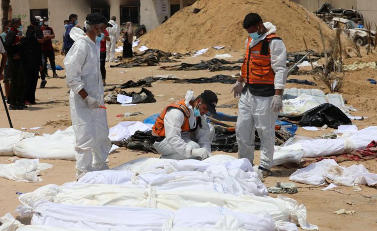 عمليات انتشال الجثامين مستمرة 