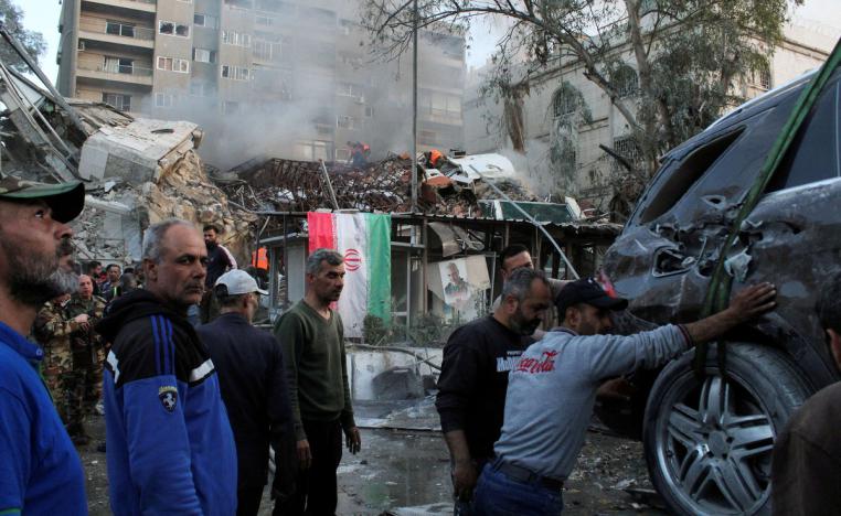 قصف القنصلية الايرانية في دمشق كان أقوى رسالة تحذير إسرائيلية لإيران