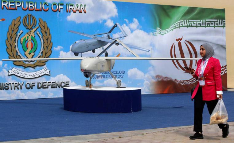جناح الأسلحة الإيرانية في معرف الدفاع في بغداد