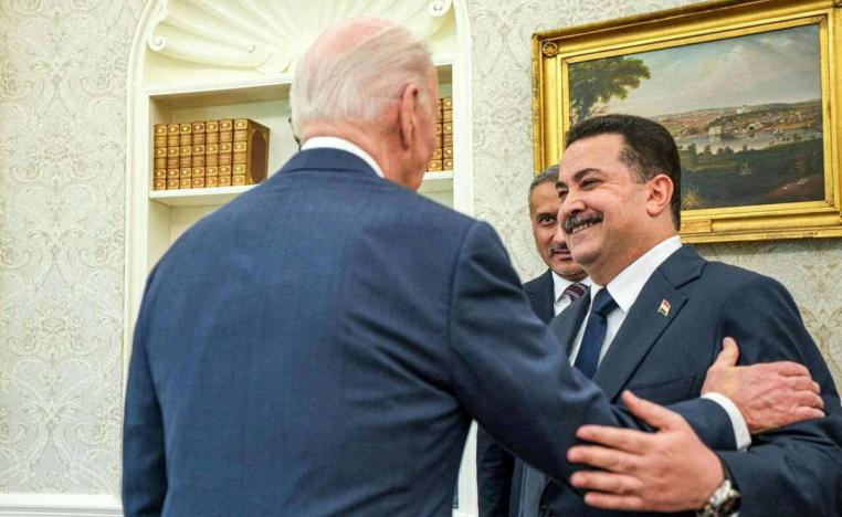 الرئيس الأميركي جو بايدن يستقبل رئيس الوزراء العراقي محمد شياع السوداني في البيت الأبيض