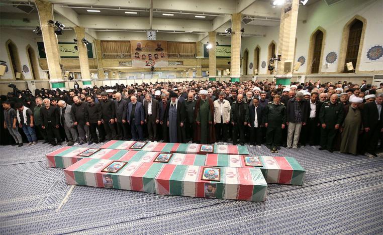 The funeral coincided with the annual Quds (Jerusalem) Day