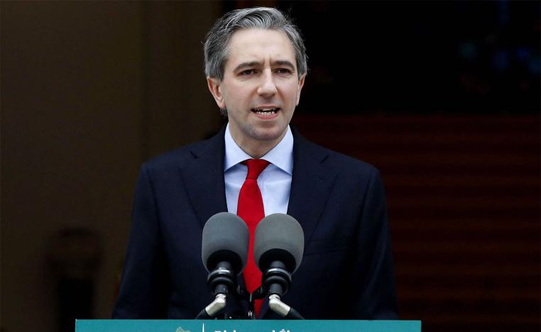 Irish Prime Minister Simon Harris 