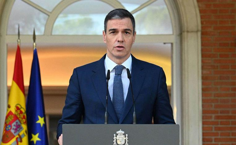 Sanchez said Madrid would not recognise any changes to pre-1967 borders unless agreed to by both parties