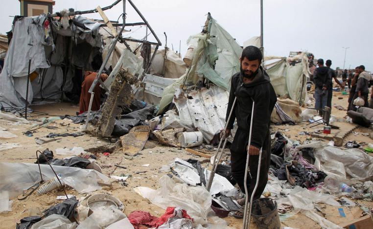Nowhere is safe for displaced Palestinians 