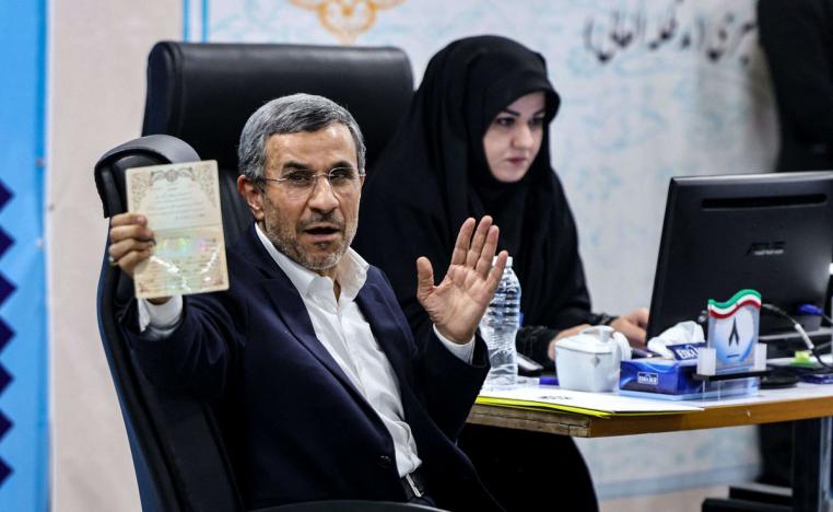 احمدي نجاد يختبر حظوظه مرة أخرى للعودة لسدة الرئاسة في ايران