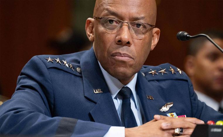 US Air Force General Charles Brown Jr., Chairman of the Joint Chiefs of Staff