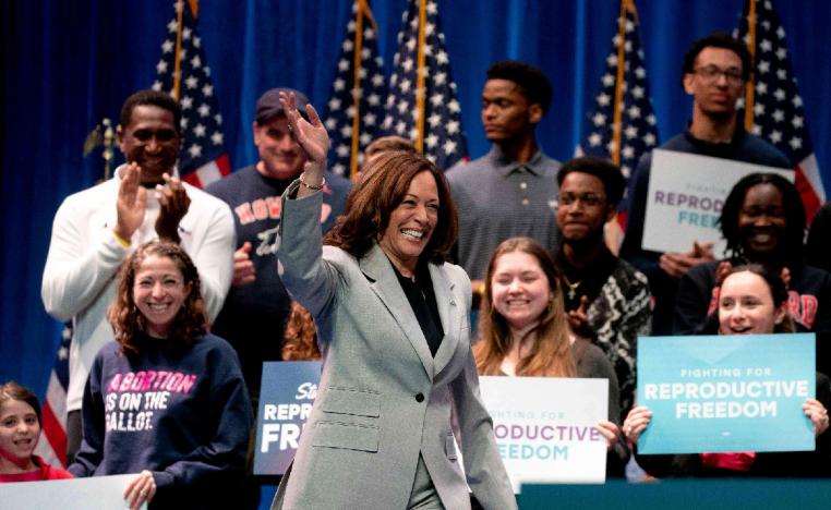 هاريس لا تحظى بمعدلات تأييد مرتفعة لدى الديمقراطيين