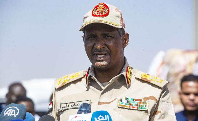 قائد الدعم السريع يحرص على التخفيف من حدة الكارثة الإنسانية في السودان 