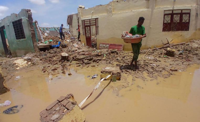 السيول شردت الاف العائلات في السودان