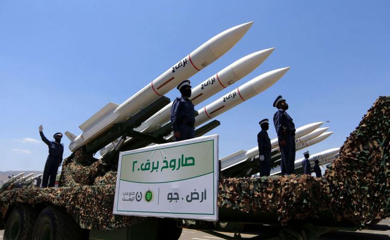 أسلحة إيرانية في يد المتمردين الحوثيين 
