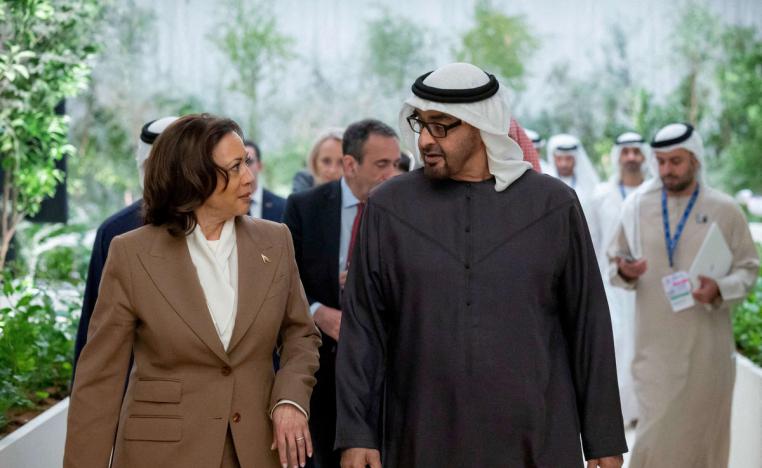 الشيخ محمد بن زايد سيعقد اجتماعا منفصلا مع هاريس