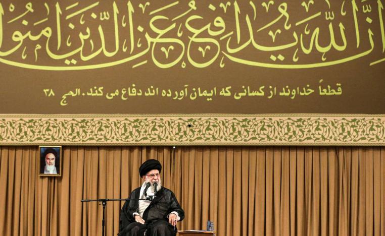 المرشد الأعلى علي خامنئي يتحدث لقادة الحرس الثوري