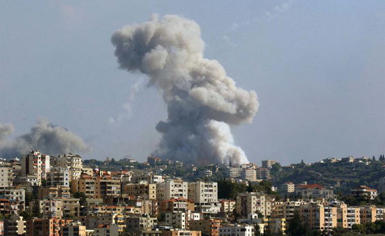 Southern Lebanon pounded by Israel