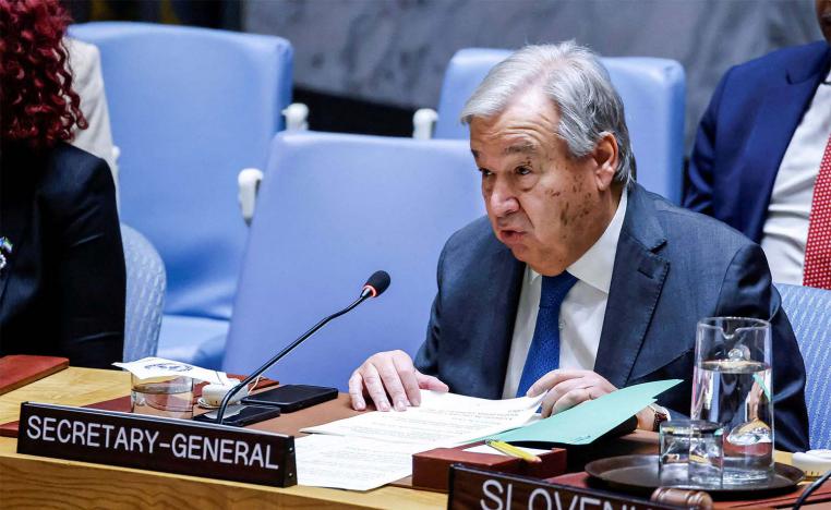 UN chief Antonio Guterres 