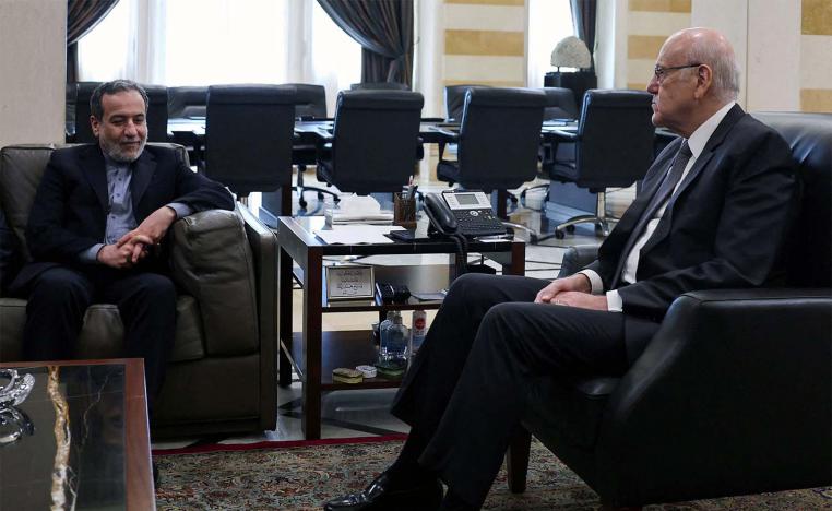 Araqchi received by Lebanon's caretaker PM Mikati