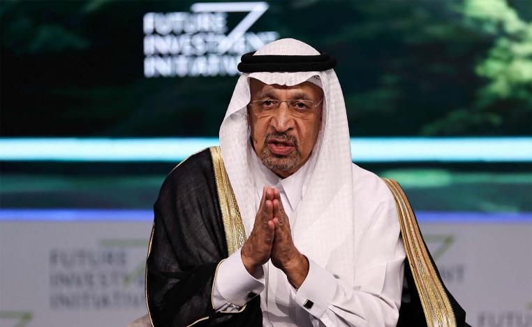 Saudi investment minister Khalid al-Falih 