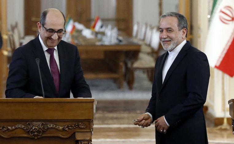 الصباغ يؤدي أول زيارة له إلى طهران على وقع توترات إقليمية