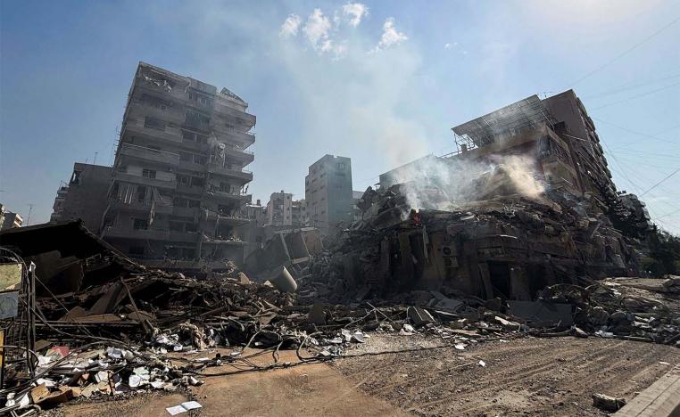 Beirut's southern suburbs reduced to rubble