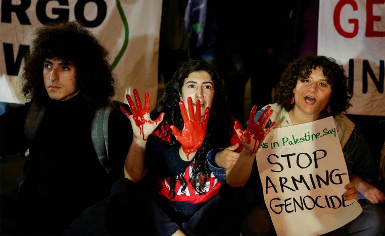 Senator Sanders said the military aid to Israel violates US law barring weapons sales to human rights abusers